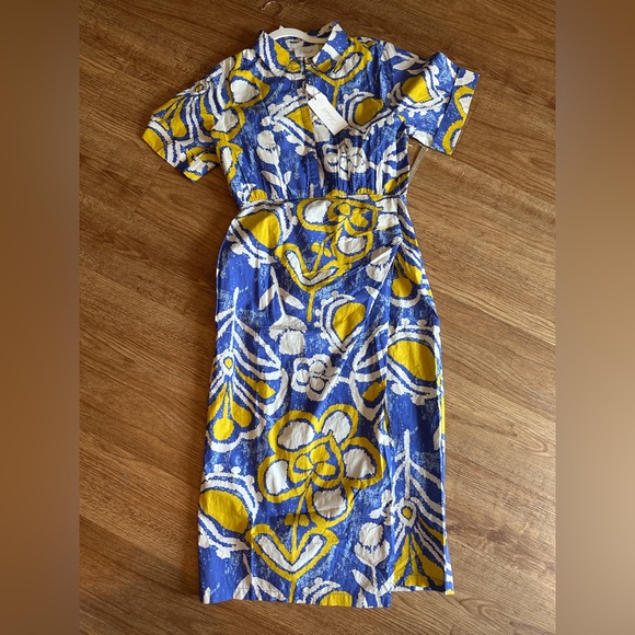 Cleobella Dresses & Skirts - NWT Cleobella “Shonda” Midi Dress - Azores (100% Organic Cotton)